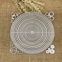 Flower Shaped Ring Metal Embossing Die