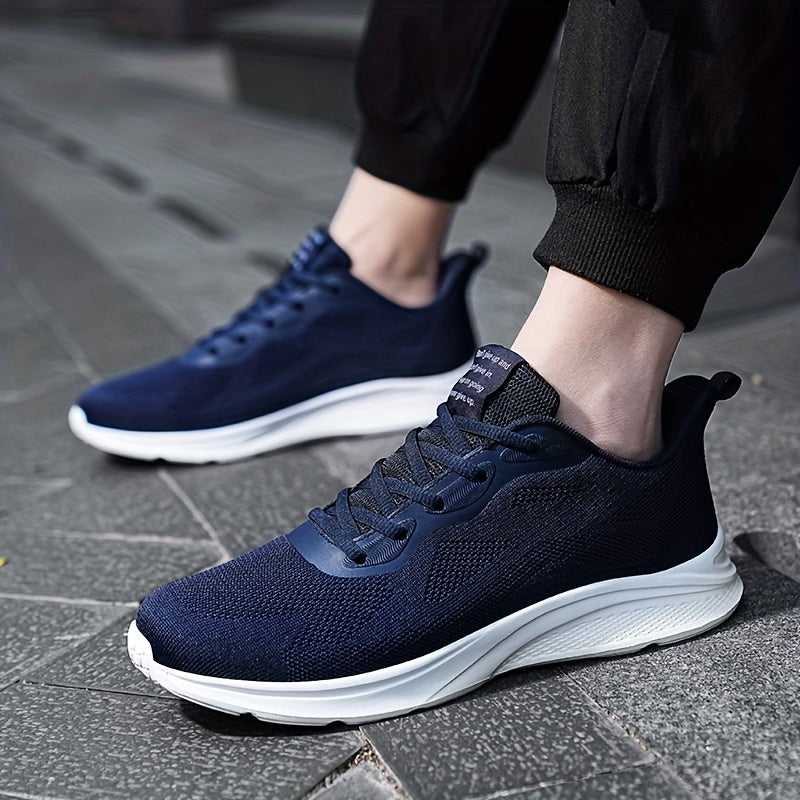 Men's Lace-Up Running Shoes Lightweight Sneaker