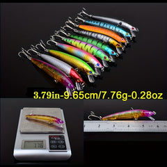 20pcs Bionic Minnow Fishing Lures for Carp Fishing Tackle