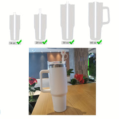 2 Sets Reusable Straws & Covers Combo, 2 Silicone Straws & Plugs Cup Accessories