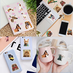 100pcs Realistic Animal Sticker Pack Vinyl Decals for Laptop Skateboard