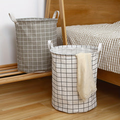 1pc Laundry Storage Basket Folding Laundry Hamper Box