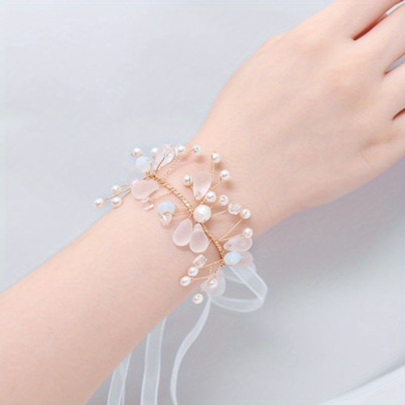 Bride Bridesmaid Wrist Flower Sisterhood Corsage