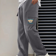 Men's Classic Cargo Pants Casual Loose Fit Joggers