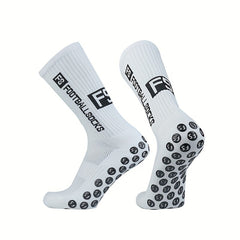Men's Soccer Socks Non slip Grip Socks Football Socks Sports Crew Socks