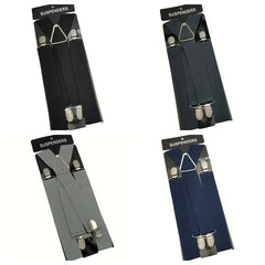 Men's High Elasticity Suspenders With Protection Clips
