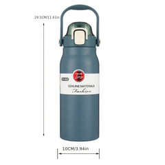 1300ML Stainless Steel Insulation Cup With Handle & Straw