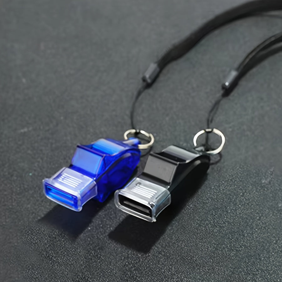High Frequency Whistle with Lanyard for Outdoor Emergency Sports
