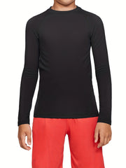 HOPLYNN Compression Long Sleeve Top & Pants Set for Kids