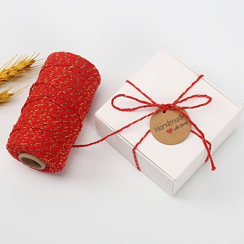 DIY Woven Two Tone Rope Fine Ribbons For Bouquets Flower Wrapping