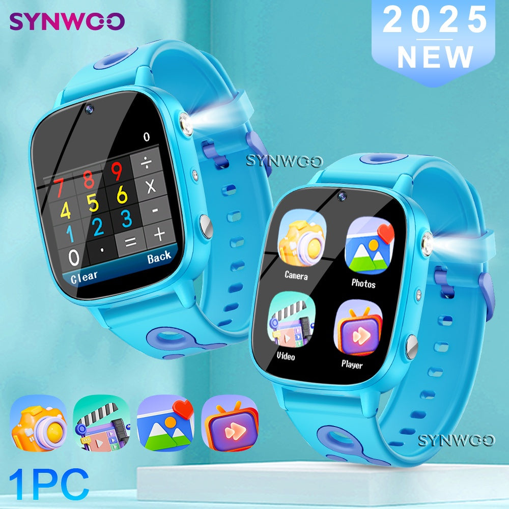 Synwoo Kids Smart Watch with HD Touchscreen Long Lasting Camera & Games