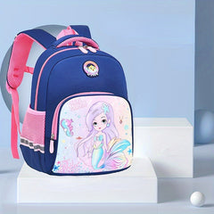 Kids Cartoon Schoolbag Spine Protection Backpack