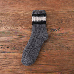 Women's Coral Fleece Floor Socks Winter Plus Velvet Couple