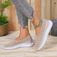 Women's Breathable Slip-on Flat Shoes Soft Sole Casual Shoes