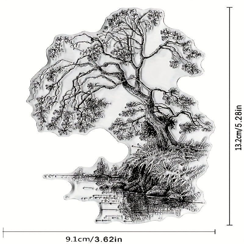 Tree By The River Clear Stamps for Crafting