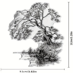Tree By The River Clear Stamps for Crafting