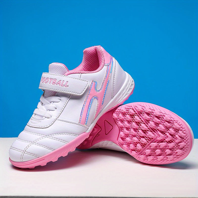 Kids Soccer Shoes TF Cleats Lightweight Athletic Non Slip Training Football Shoe
