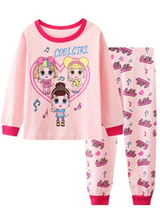 Rainbow Unicorn Kid's Pajamas 2Pc Set