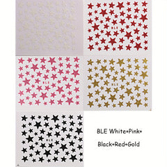 Sparkly Star Nail Art Stickers Self Adhesive Easy to Apply Long Lasting