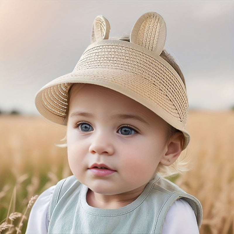 Baby Straw Hat Spring Autumn Top Hat Sunshade Breathable Duck Tongue Hat
