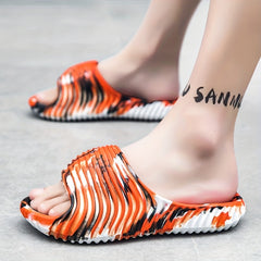 Men's Camo Non Slip Slides Lightweight Quick Dry Slippers