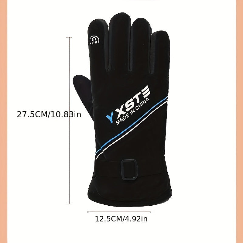 Winter Warm Keeping Gloves Outdoor Skiing & Riding Touch Screen Gloves