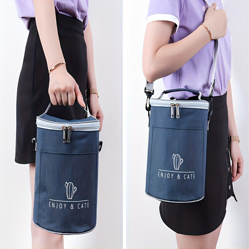 Outdoor Aluminum Foil Thermal Lunch Tote Bag for Camping Trip