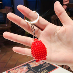 Hedgehog Key Chain For Kids Birthday Gift Key Ring Holder Wallet Bag Animal