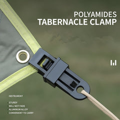 10pcs Tent Fixing Clips Multifunctional Plastic Clip For Camping