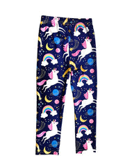 Girls Stretch Soft Leggings Elastic Waist Thin Pants Kids Summer Clothes