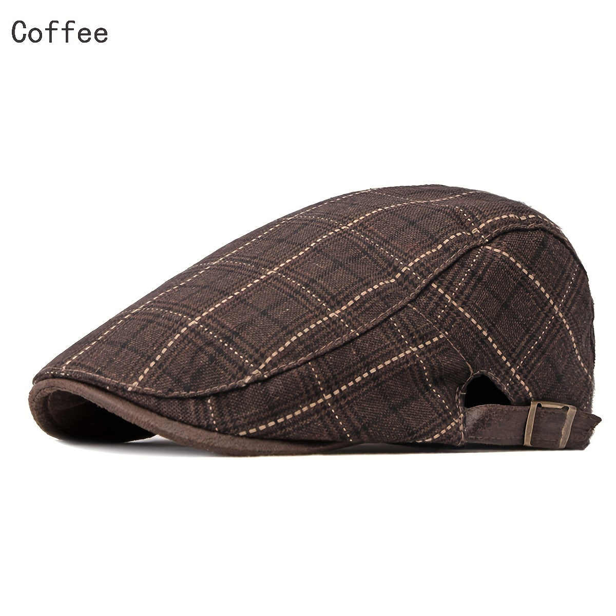 Plaid Beret Artist Caps Casual Hat