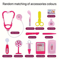 Kids Doctor Play Kit Medical Toy Set Stethoscope Syringe