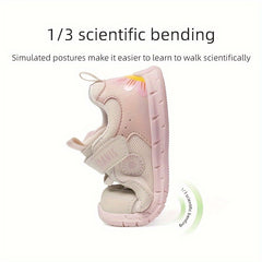 TARANIS Baby Girls Mesh Sneakers Breathable Non-slip Walking Shoes