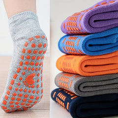 6 Pairs Kid's Non-Slip Silicone Socks Early Education Step Socks