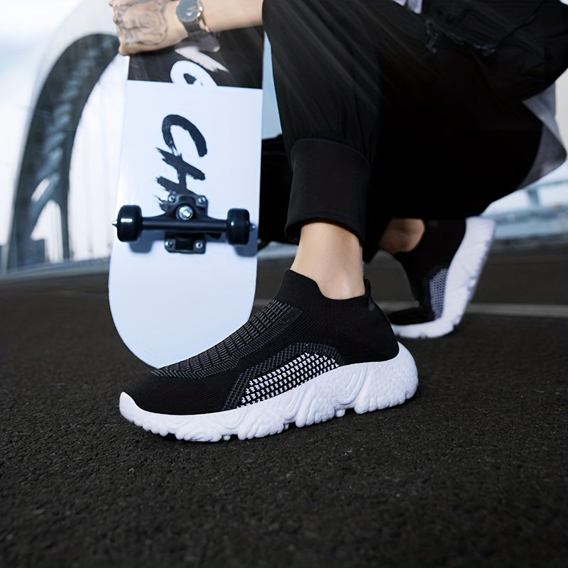 Men's Lightweight Mesh Slip-On Athletic Sneakers