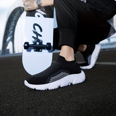 Men's Lightweight Mesh Slip-On Athletic Sneakers