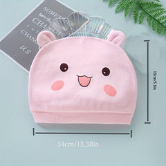 Combed Cotton Baby Cap Autumn Infant Hat Cartoon Shape