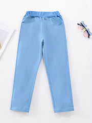Boys Embroidery Letter Casual Pants Spring Autumn Kids Clothing