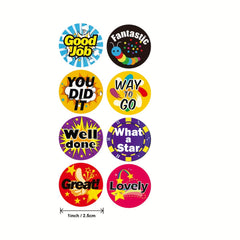 500 English Cartoon Fun Stickers for Kids