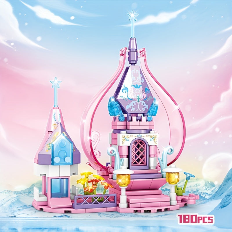 Dream Flower Castle Building Blocks for Girls
