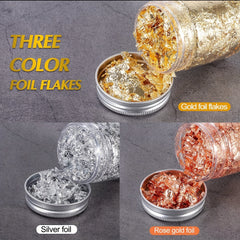 10g Resin Golden Foil Sheet for Nail Art & Crafts