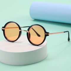 Kids Metal Round Sunglasses UV Protection