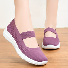 Women's Breathable Mesh Slip On Sneakers Lightweight Outdoor Shoes