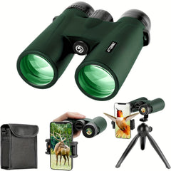 10x42 Binoculars Layer Coating Anti Slip Wear Resistant High Precision Adult