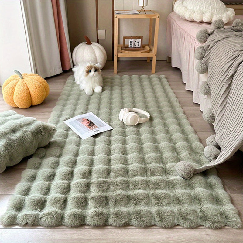 Soft Matcha Green Padded Mat for Bedroom Decoration