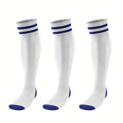 Men's Calf Striped Sport Socks 3 Pairs