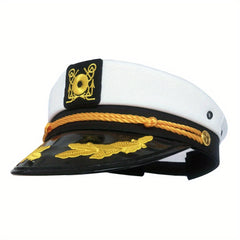 Navy Sailor Hat for Men Sunshade Captain Hat
