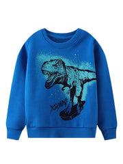 Boy's Cotton Cartoon Print Sweatshirt Outdoor Wear