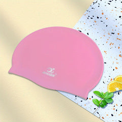 Unisex Waterproof Silicone Swimming Cap for Pool Beach Training