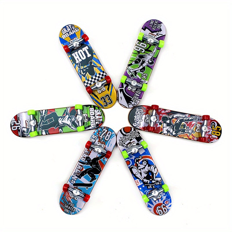 Alloy Finger Skateboard Small Toy for Desktop Play